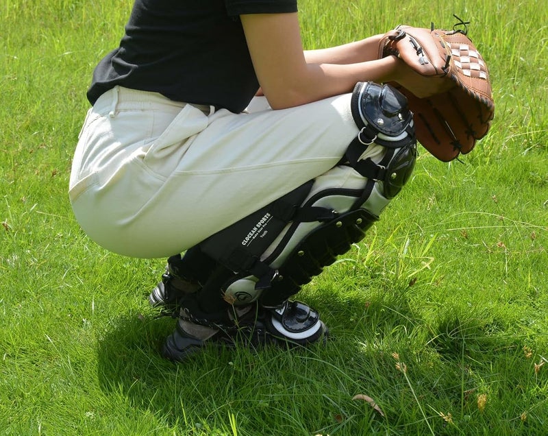 Clocean Catcher Knee Savers For Kids Youth And Adult Improved Design Catcher Knee Support for Baseball Softball Catchers Knee Pads Catchers Knee Wedge with Soft And Durable Cushion (Adult) - Image 5